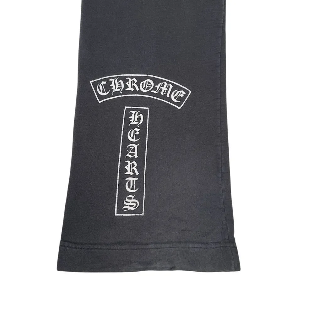 Vintage Chrome Hearts Sweatpants Mens M Baggy Flare Drawstring T Bar